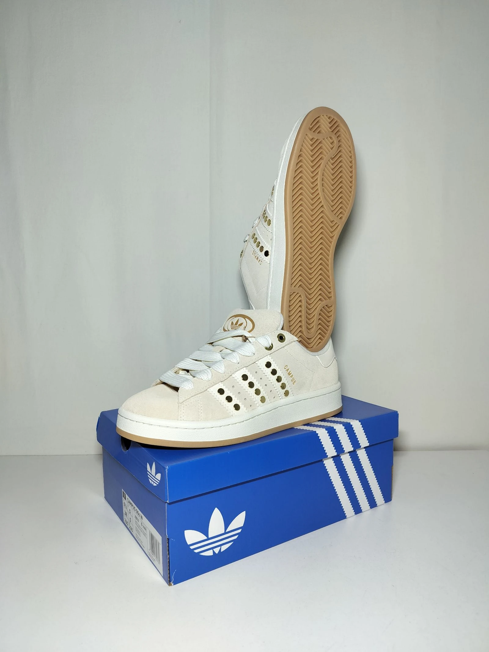Adidas Campus New 38 Sneakers Original Women's Leather Vintage Trend Outfit Retro Y2K  – photo 7